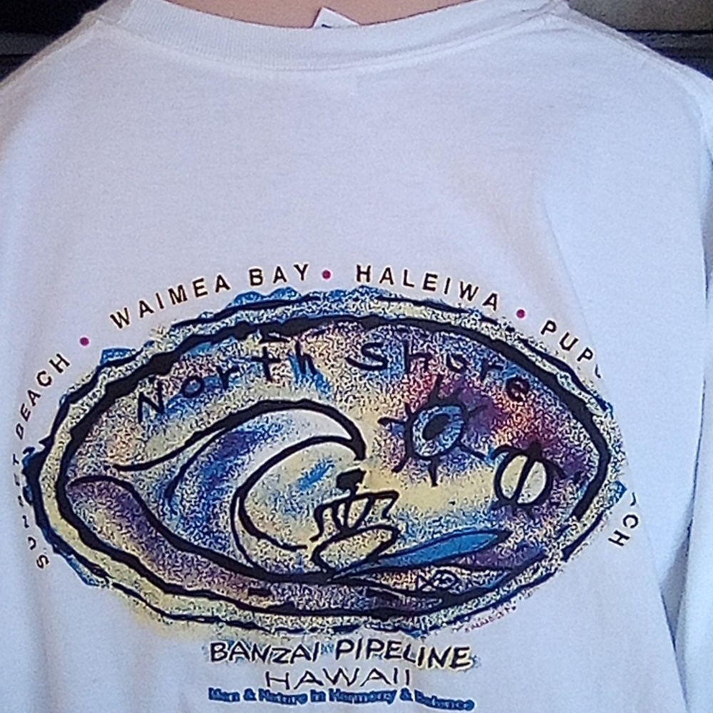 Hawaiian Long Sleeved T Shirt Size Large Unisex In Excellent Mint Condition.